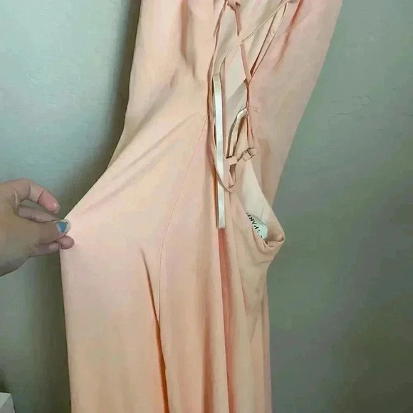Fame and Partners Maxi Dress Peach Size 8 - Picture 6 of 14
